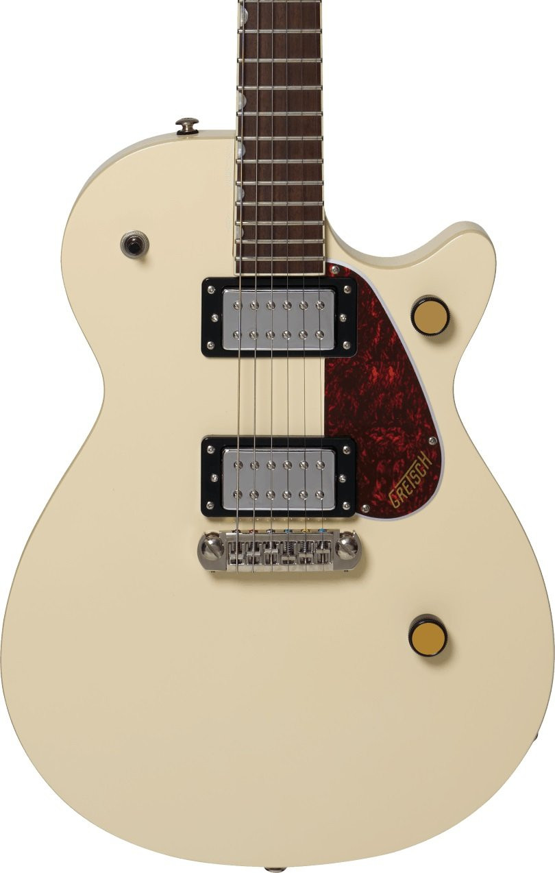 Gretsch Streamliner Jet Club Single-Cut Electric Guitar With Wraparound in Vintage White - Image 1