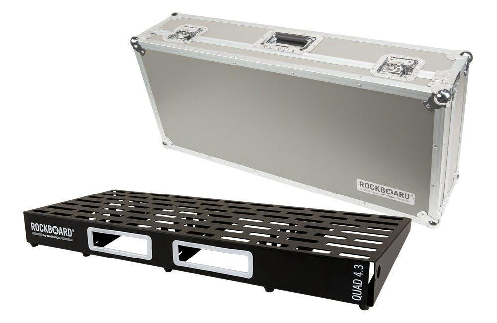 B Stock : Rockboard QUAD 4.3 Pedalboard with Flight Case - 001