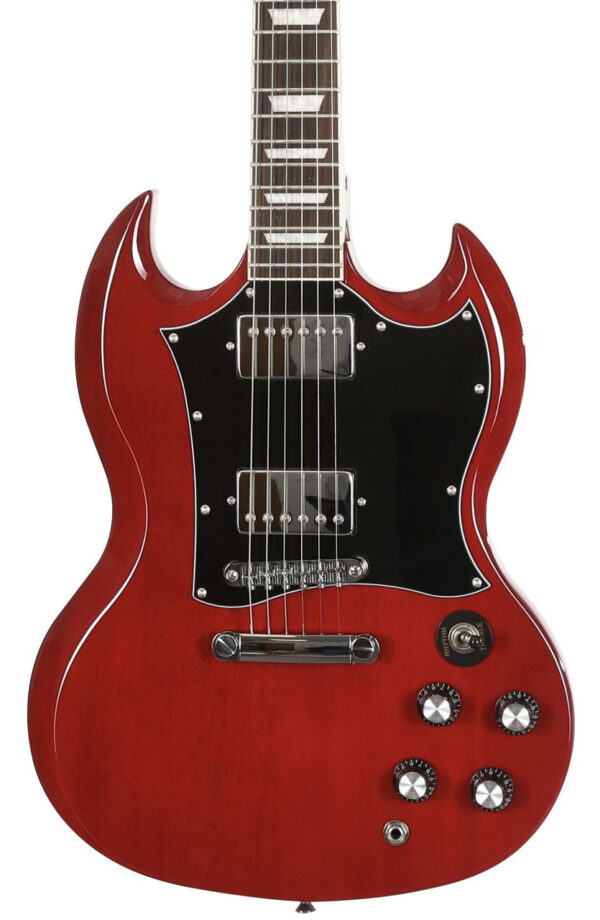 EastCoast GS10 Electric Guitar in Cherry with Rosewood Fretboard - Image 1