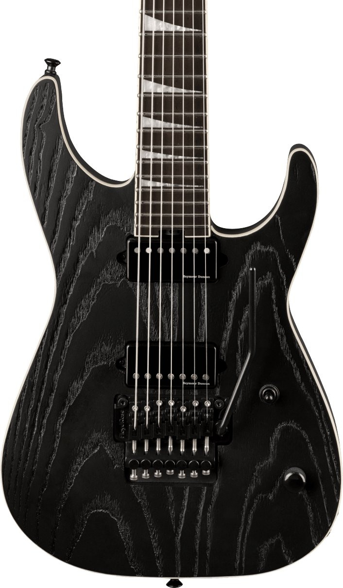 Jackson Pro Series Signature Jeff Loomis Soloist SL7 Electric Guitar in Satin Black - Image 1