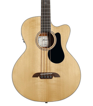 Alvarez Artist AB60CE Bass Electro Acoustic Guitar in Natural with Cutaway - Image 2