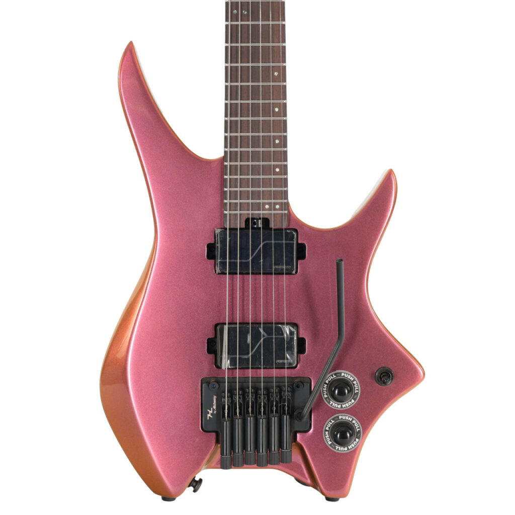 B Stock : HILS HN6 Next Series Headless Electric Guitar in Ultra Gold Chameleon - 021
