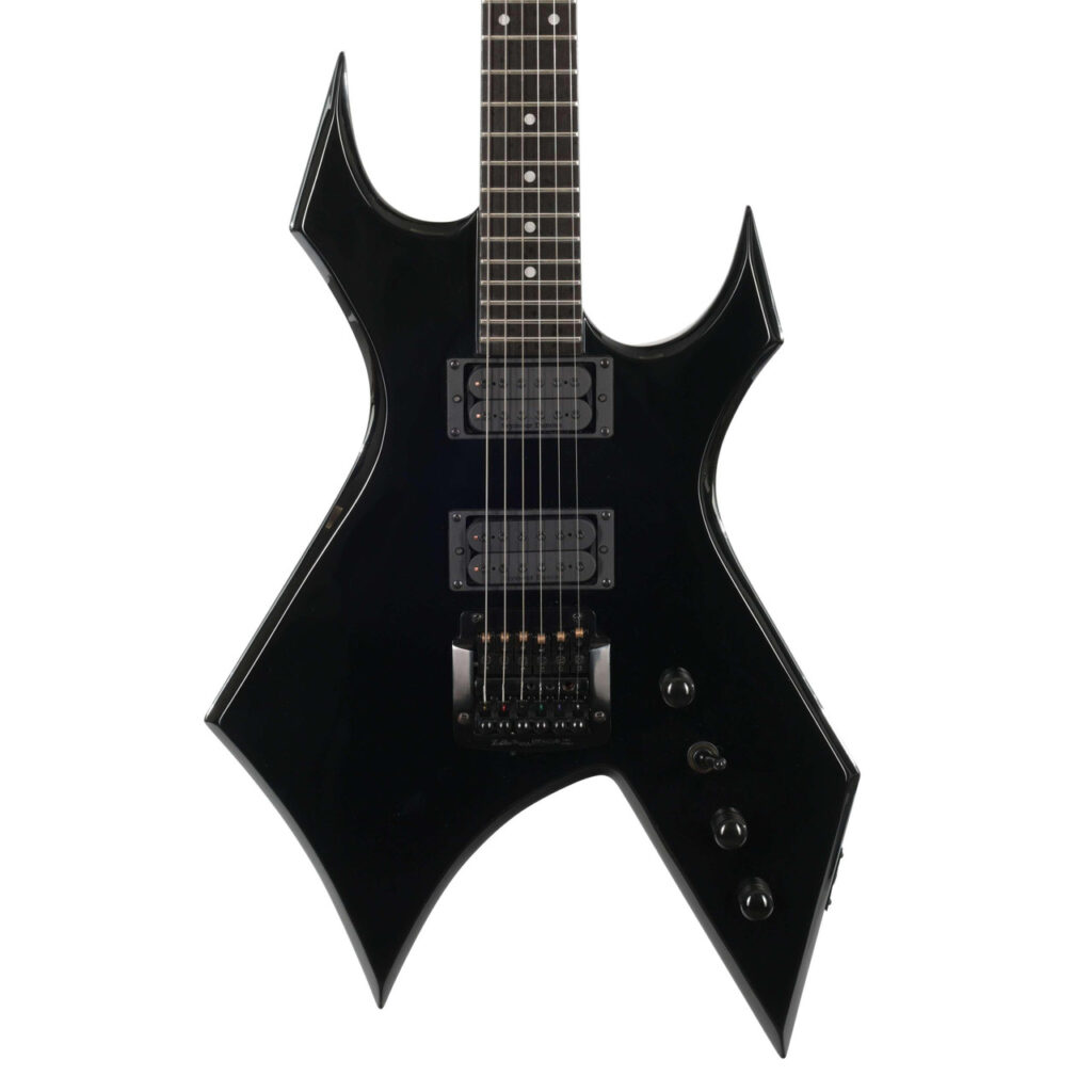 B Stock : BC Rich Warlock Legacy with Kahler Trem Electric Guitar in Black - 030