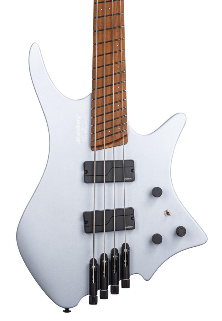 Strandberg Boden Bass Standard 4 Bass Guitar in Blue Aura Metallic