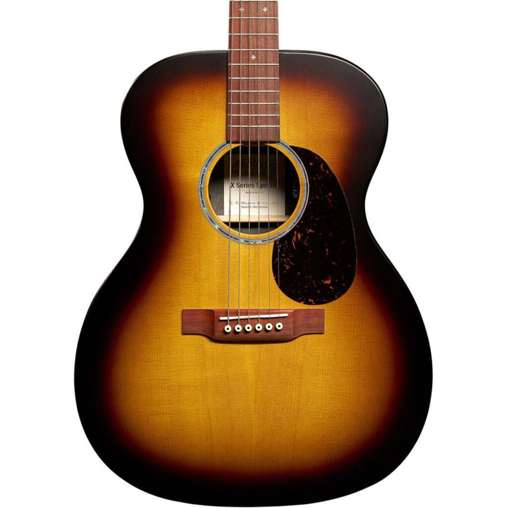 Martin X Series 000-X2E Special Edition Electro Acoustic Guitar in Brazilian Burst