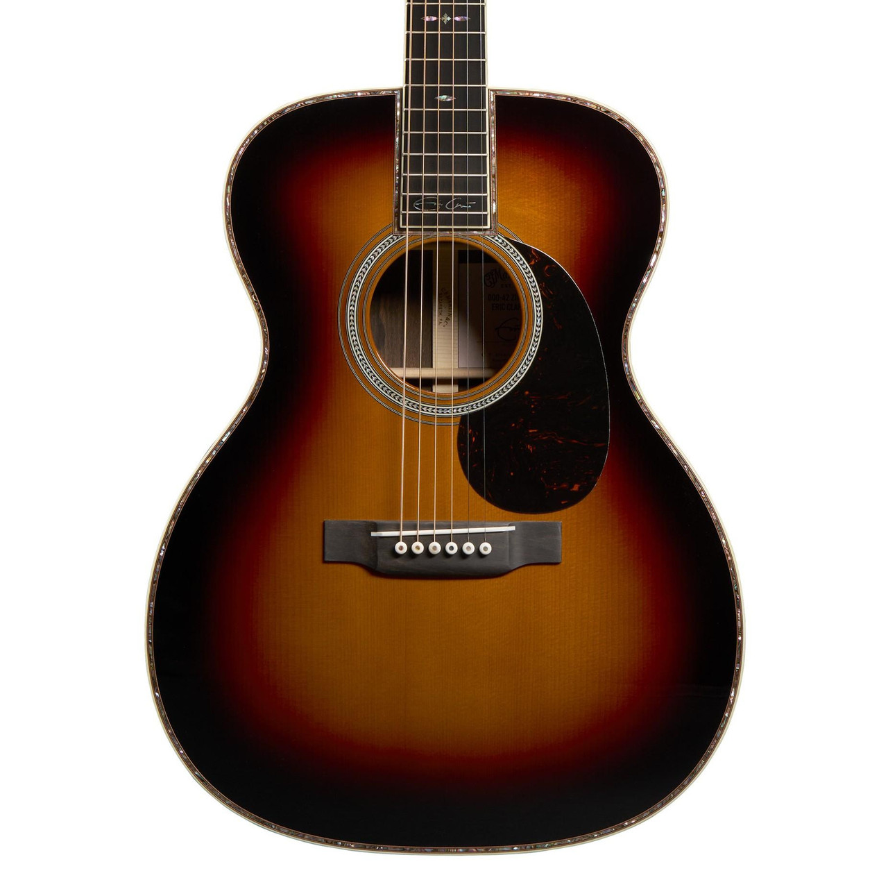 Martin Custom Shop Limited Edition 000-42 Eric Clapton Ziricote Acoustic Guitar in 1935 Sunburst - Image 1