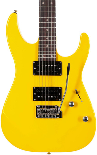 EastCoast HM1 Electric Guitar in Ferrari Yellow - Image 2