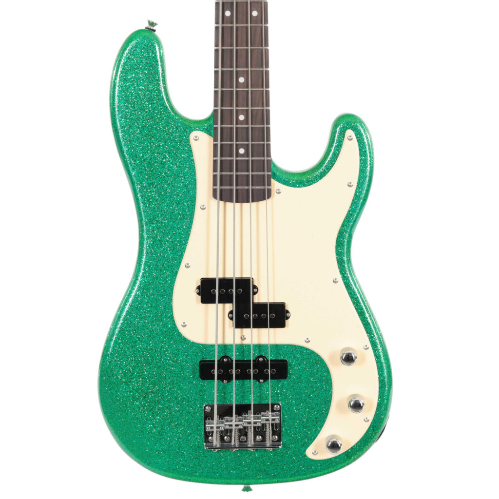 Eastcoast Limited Edition PJ4 Electric Bass in Emerald Sparkle