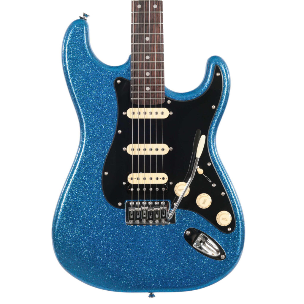 Eastcoast Limited Edition ST2 HSS Electric Guitar in Cerulean Sparkle
