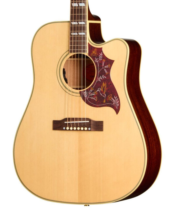 B Stock : Epiphone Inspired by Gibson Hummingbird Standard EC Electro Acoustic Guitar in Natural - 001 - Image 1