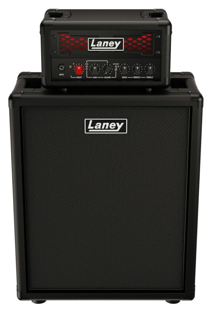 B Stock : Laney Foundry IRF-LEADTOP Guitar Amplifier Head & IRF-CAB112 Guitar Cabinet Bundle - 001