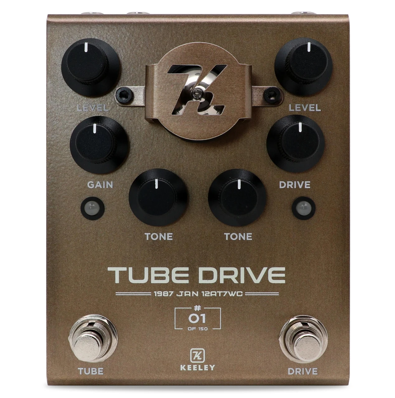Keeley Limited Edition Tube Drive 12AT7WC Dual Overdrive Pedal - Image 1