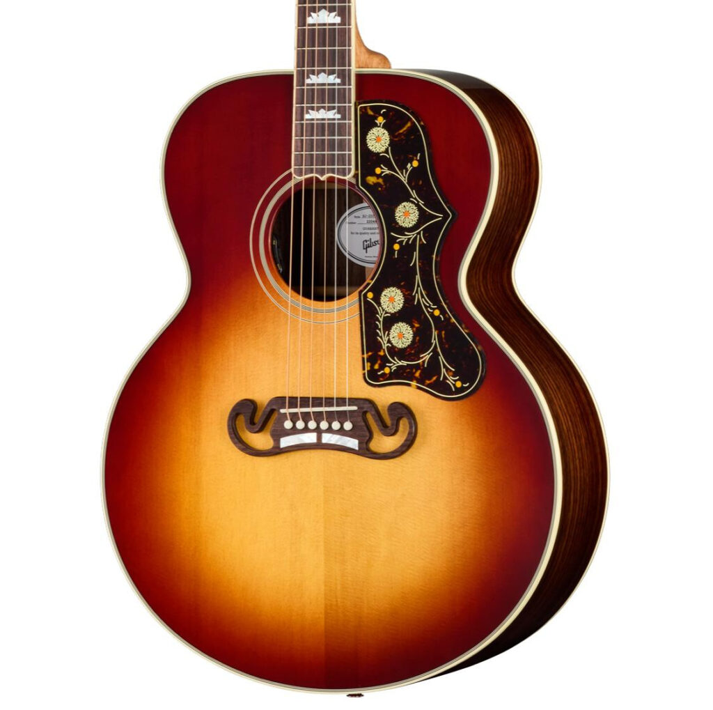 Gibson SJ-200 Standard Rosewood Electro Acoustic Guitar with Baggs HiFi DNA in Rosewood Burst