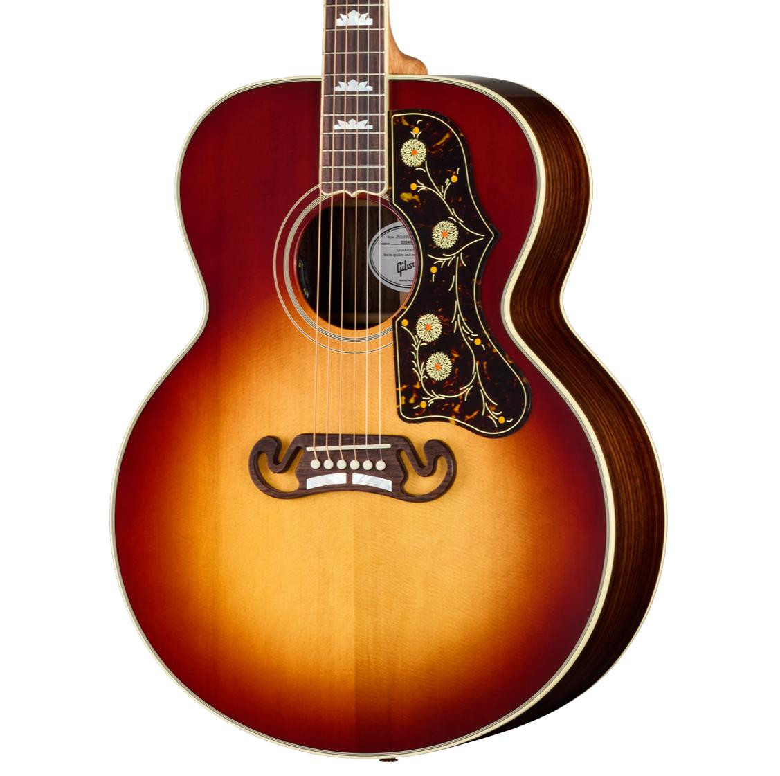 Gibson SJ-200 Standard Rosewood Electro Acoustic Guitar with Baggs HiFi DNA in Rosewood Burst - Image 1