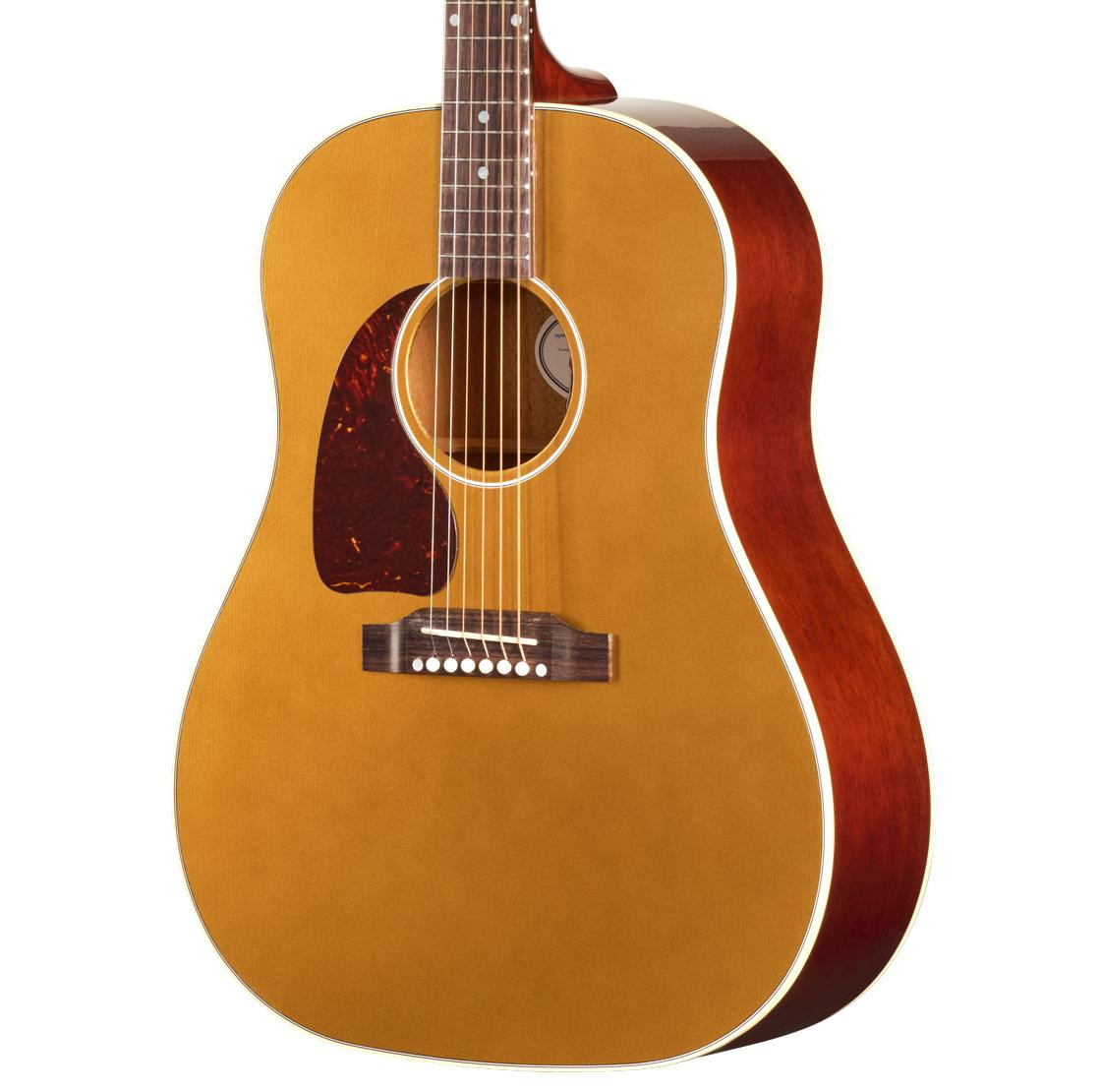Gibson J-45 Standard Left-handed Electro Acoustic Guitar with Baggs HiFi DNA in Gold Top - Image 1