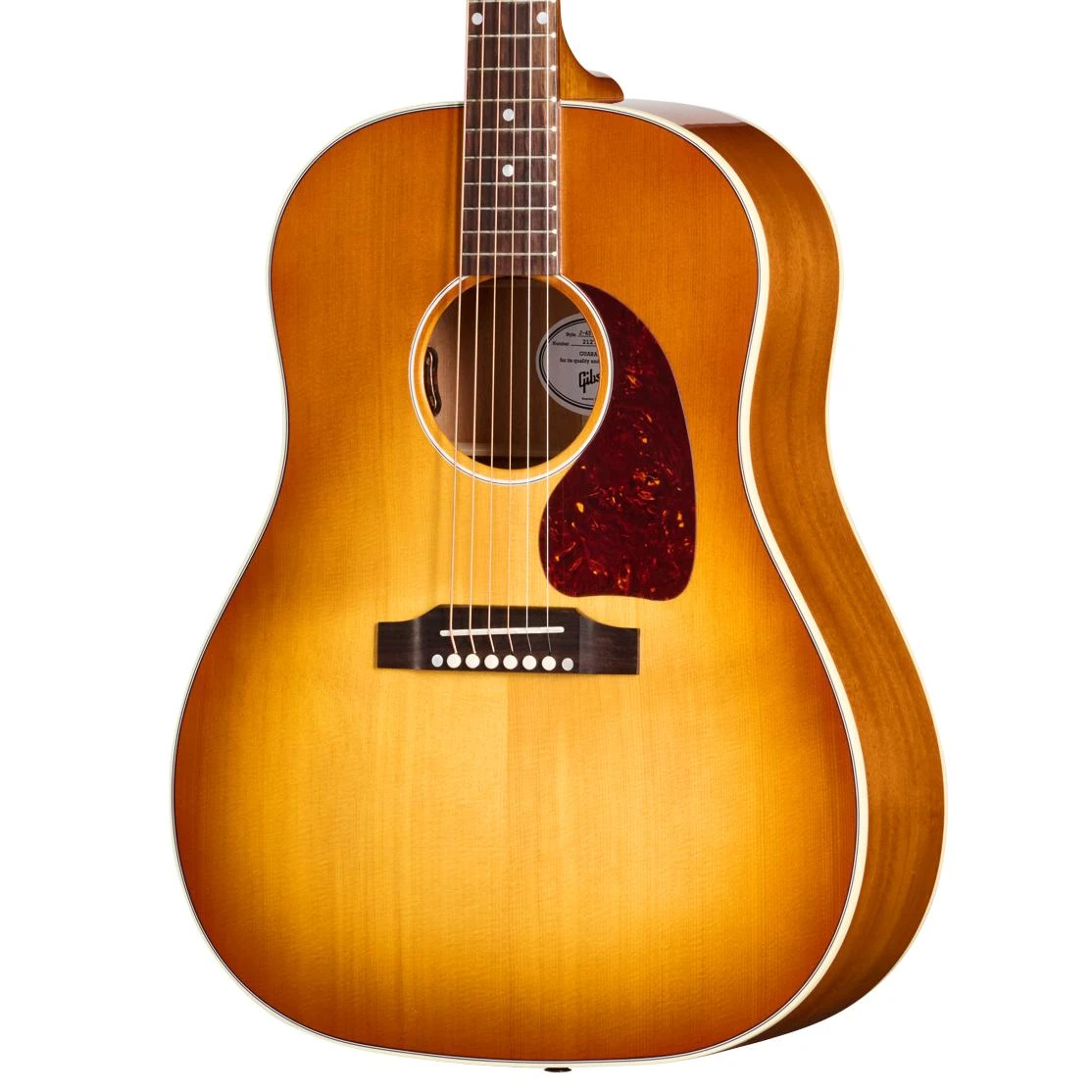 Gibson J-45 Standard Electro Acoustic Guitar with Baggs HiFi DNA in Heritage Cherry Sunburst - Image 1