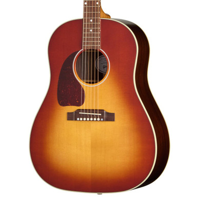 Gibson J-45 Standard Rosewood Left-handed Electro Acoustic Guitar with Baggs HiFi DNA in Rosewood Burst - Image 2
