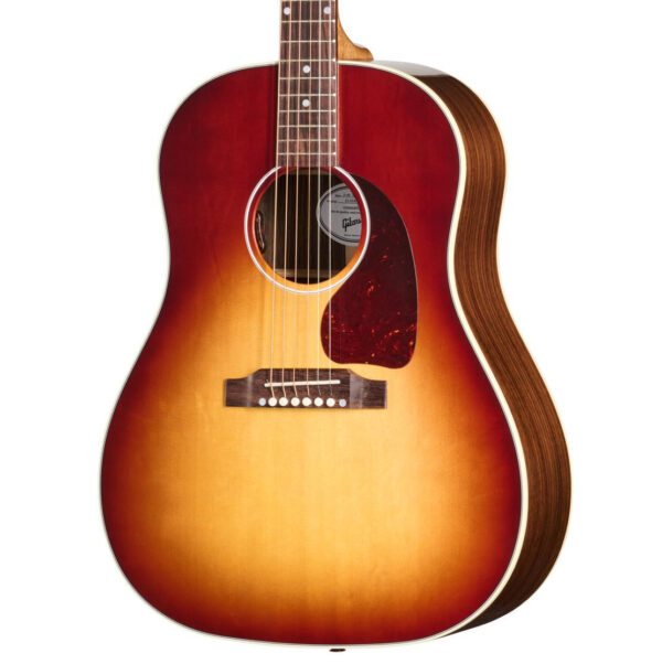 Gibson J-45 Standard Rosewood Electro Acoustic Guitar with Baggs HiFi DNA in Rosewood Burst - Image 1