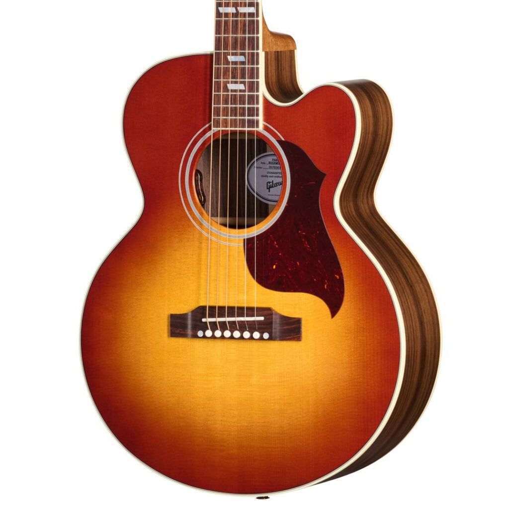 Gibson Parlour Rosewood EC Electro Acoustic Guitar with Baggs HiFi DNA in Rosewood Burst