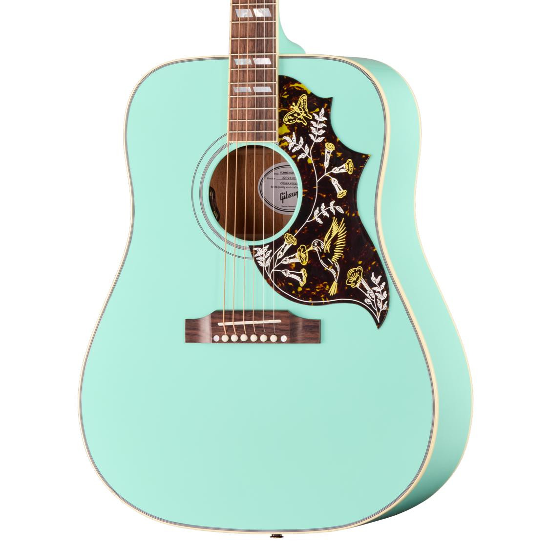 Gibson Hummingbird Standard Electro Acoustic Guitar with Baggs HiFi DNA in Southwestern Turquiose - Image 1