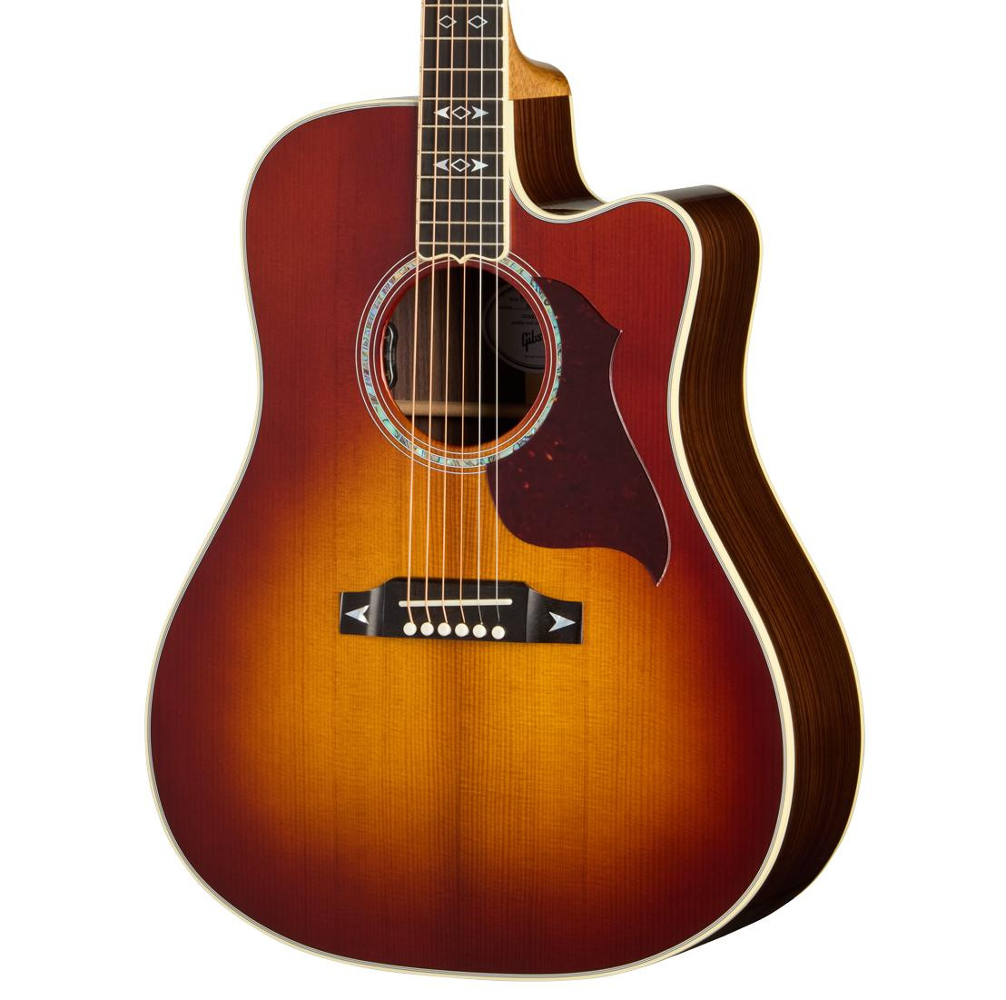 Gibson Songwriter Recording Artist EC Electro Acoustic Guitar with Baggs HiFi DNA in Rosewood Burst - Image 1