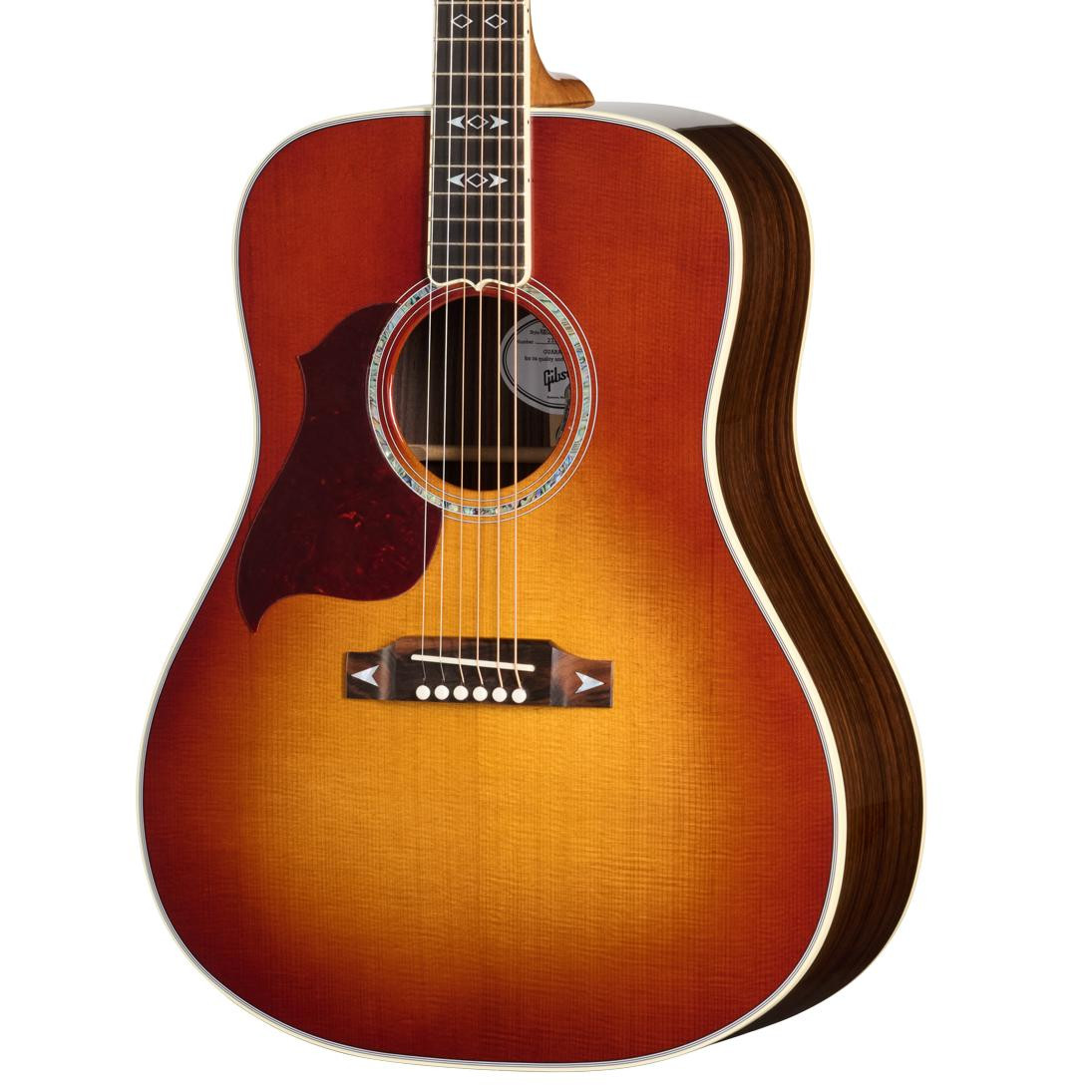 Gibson Songwriter Recording Artist Left-handed Electro Acoustic Guitar with Baggs HiFi DNA in Rosewood Burst - Image 1