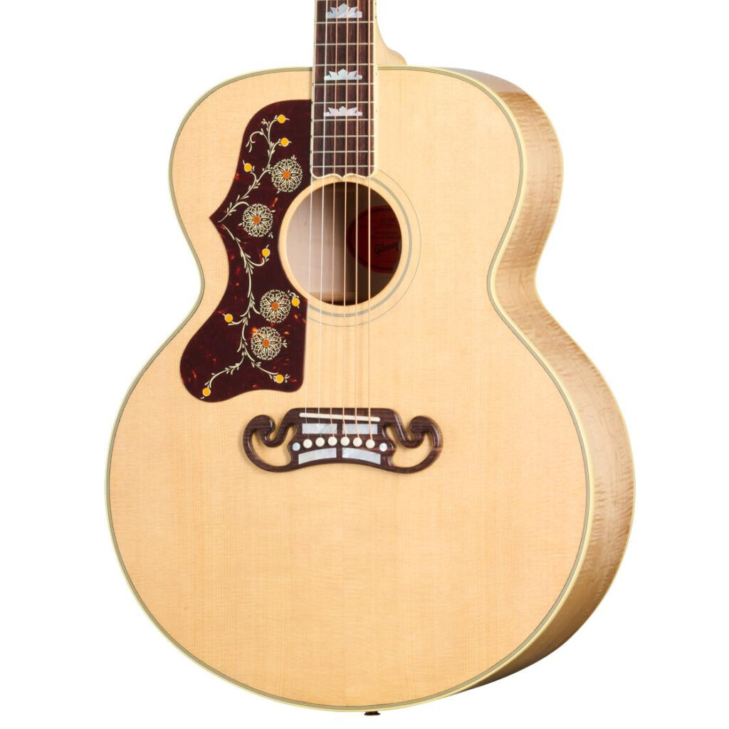 Gibson SJ-200 Original Left-handed Electro Acoustic Guitar with Baggs HiFi DNA in Antique Natural