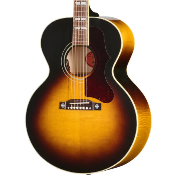 Gibson J-185 Original Electro Acoustic Guitar with Baggs HiFi DNA in Vintage Sunburst - Image 1