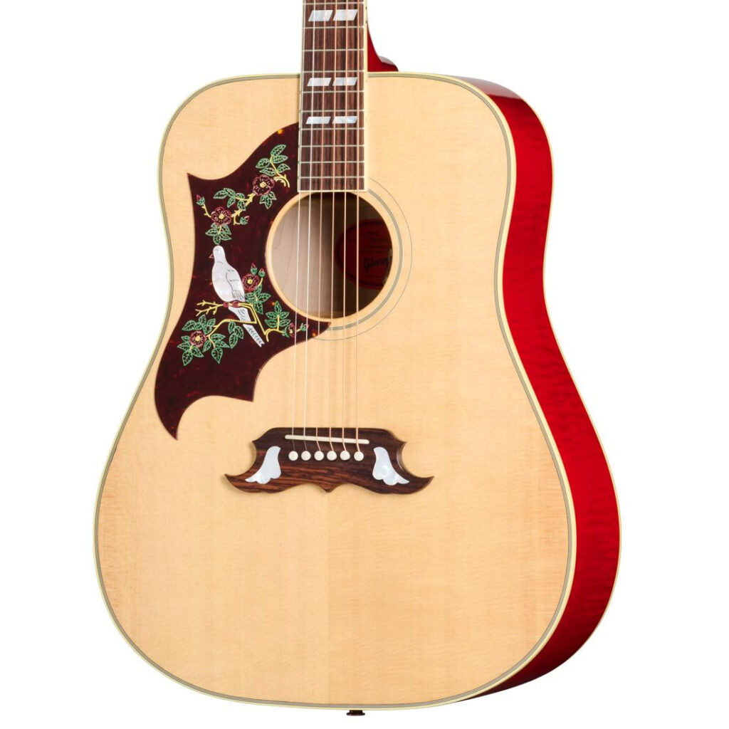 Gibson Dove Original Left-handed Electro Acoustic Guitar with Baggs HiFi DNA in Antique Natural