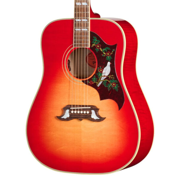 Gibson Dove Original Electro Acoustic Guitar with Baggs HiFi DNA in Vintage Cherry Sunburst - Image 1
