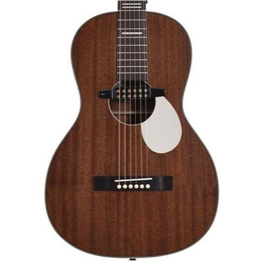 Recording King Dirty 30s Single 0 Parlour Electro Acoustic Guitar in Natural Mahogany - Image 2