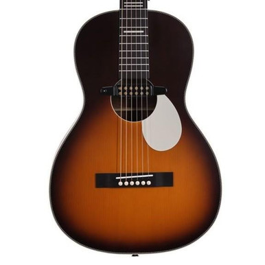 Recording King Dirty 30s Single 0 Parlour Electro Acoustic Guitar in Vintage Burst - Image 2