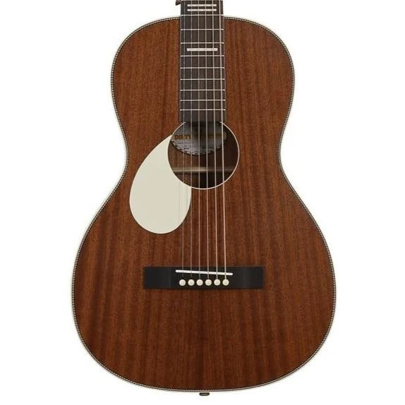 Recording King Dirty 30s Single 0 Parlour Left Handed Electro Acoustic Guitar in Natural Mahogany