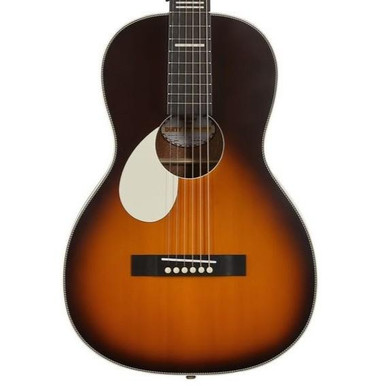 Recording King Dirty 30s Single 0 Parlour Left Handed Acoustic Guitar in Vintage Burst - Image 2