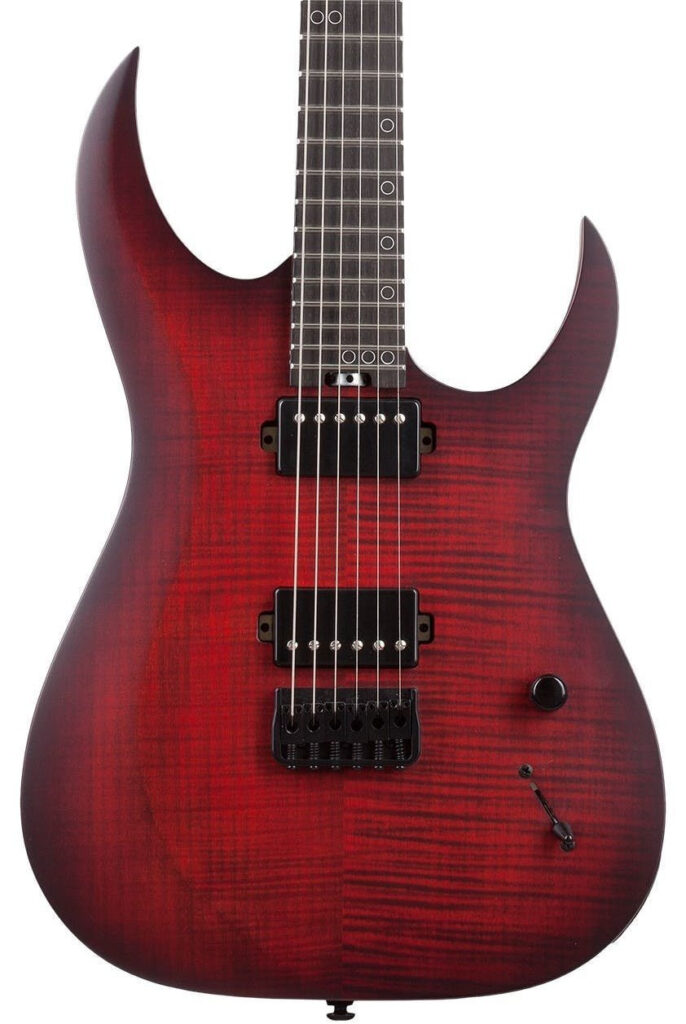 Schecter Sunset-6 Extreme Electric Guitar in Scarlet Burst
