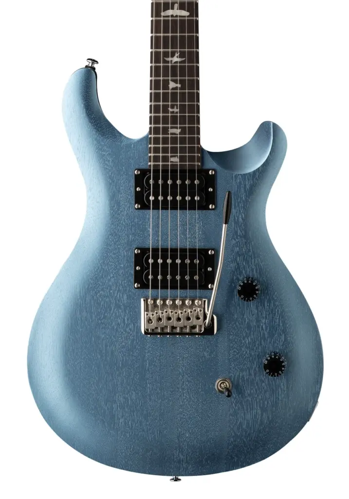 PRS SE CE24 Standard Satin Electric Guitar in Ice Blue Metallic
