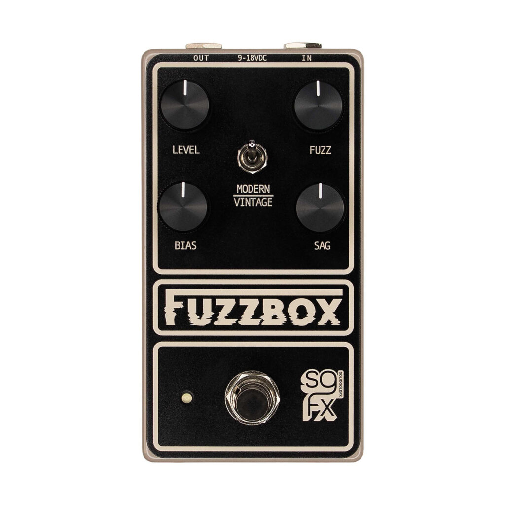 SolidGoldFX Fuzzbox Enhanced Tone Bender-Style Fuzz Pedal