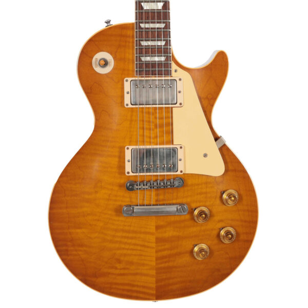 Second Hand Gibson Custom Shop 1958 Les Paul Reissue VOS In Dirty Lemon #595 - Image 1