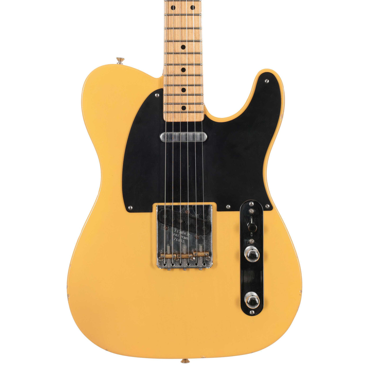 Second Hand Fender American Vintage 52 Telecaster Butterscotch With Seymour Duncan 032 - Image 1