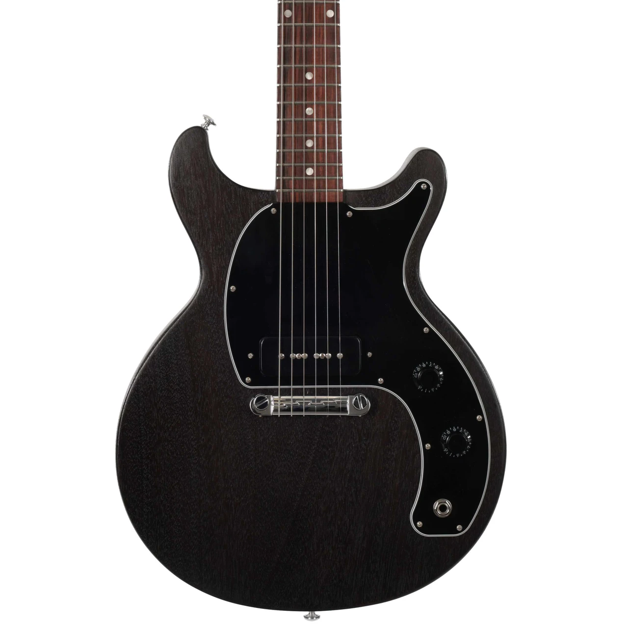 Second Hand Gibson Les Paul DC Tribute Electric Guitar In Ebony #067 - Image 1