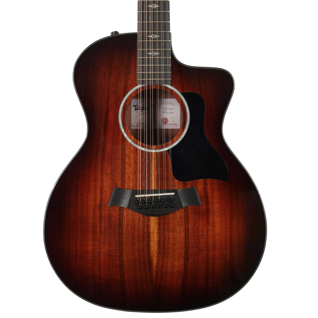 Second Hand Taylor 264CE-K Deluxe 12 String Acoustic Guitar In Koa #068