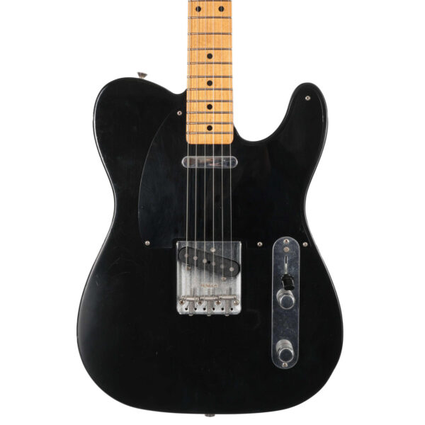 Second Hand Fender FSR Roadworn Double Esquire Electric Guitar In Black #075 - Image 1