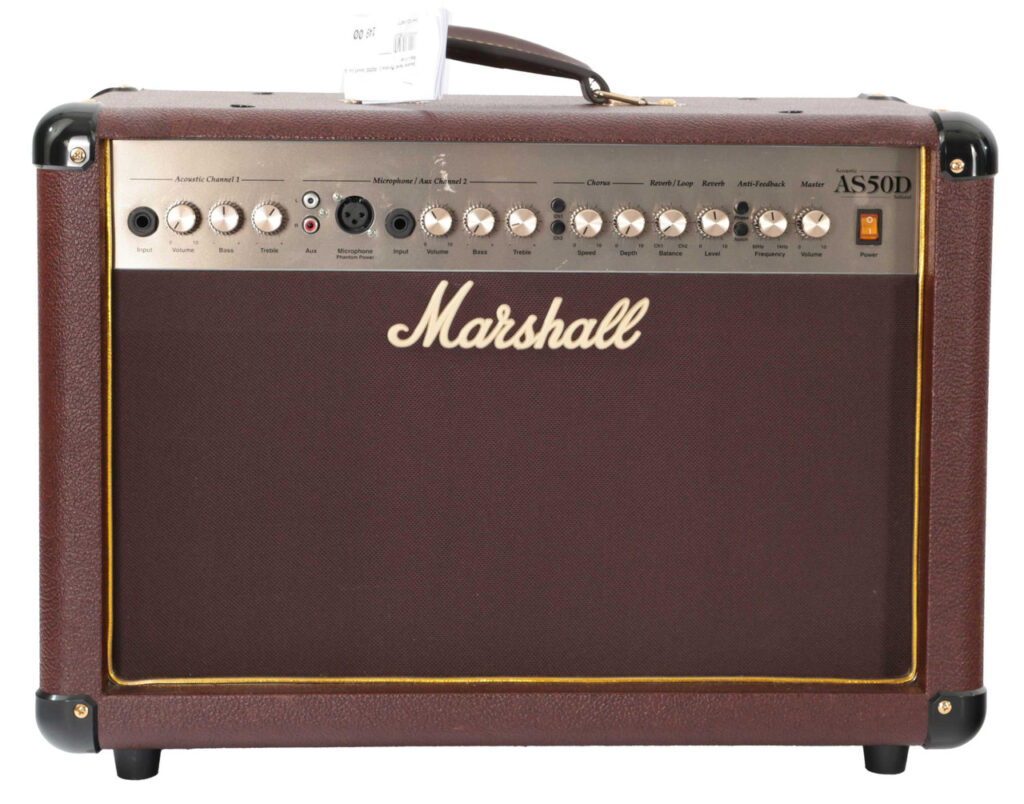 Second Hand Marshall ASD50D Acoustic Guitar Amplifier #077