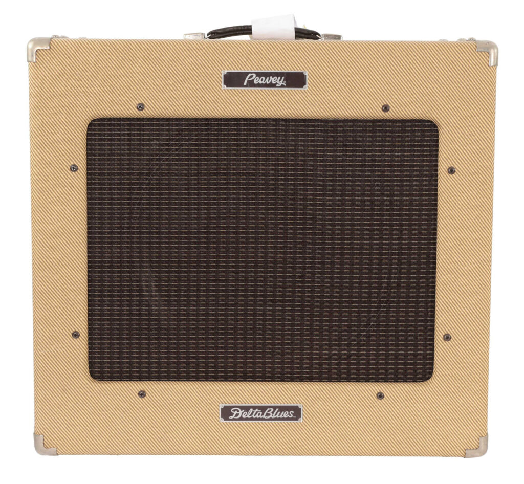 Second Hand Peavey Delta Blues MK1 1x15 Combo Amp In Tweed With Blue Marvel Speaker #090
