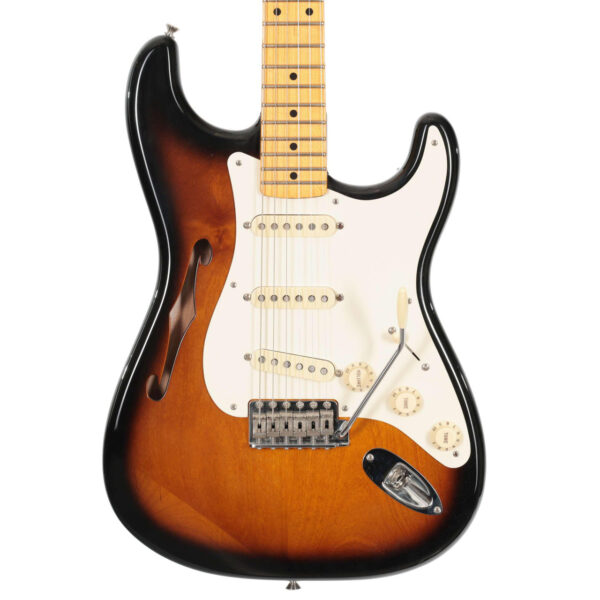 Second Hand Fender Eric Johnson Thinline Stratocaster 2-Tone Sunburst #743 - Image 1