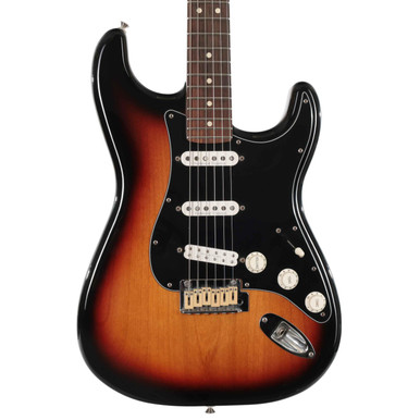 Second Hand Fender Player Strat Electric Guitar With Moded Pick-ups In Sunburst #766 - Image 2