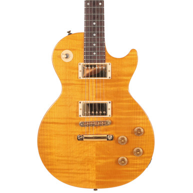 Second Hand Gibson Les Paul Junior Special Plus Electric Guitar In Transparent Amber #174 - Image 2