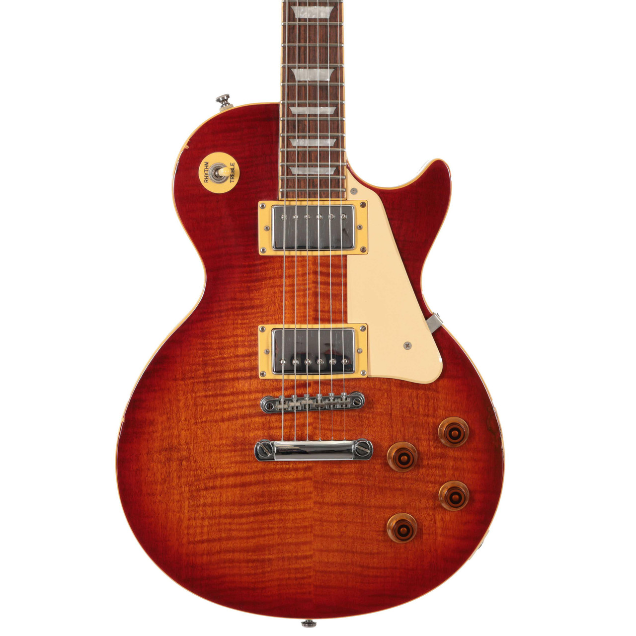 Second Hand Epiphone Les Paul Standard In Cherry Burst #810 - Image 1