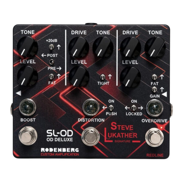 Rodenberg SL-OD Deluxe Steve Lukather Signature Overdrive Pedal in Redline - Image 1