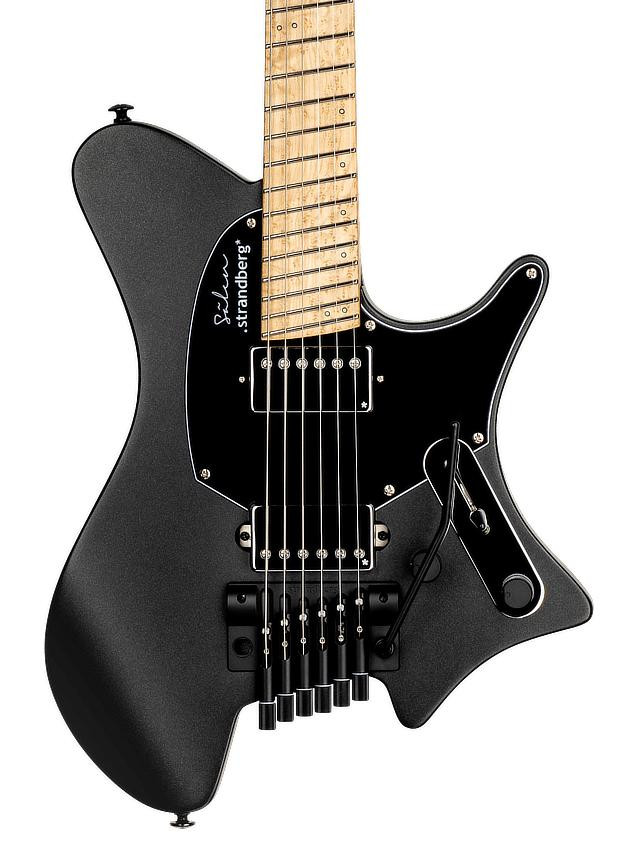 B Stock : Strandberg Salen Classic 6 Electric Guitar with Tremolo in Black - 003